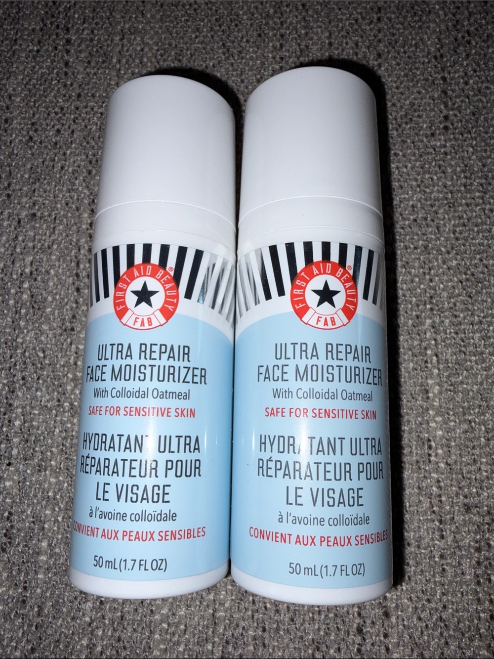 First Aid Beauty Ultra Repair Face Moisturizer 1.7 oz you get both!
